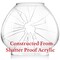 Glass Globe Replacement Bowl for Olde Midway Gumball Machines